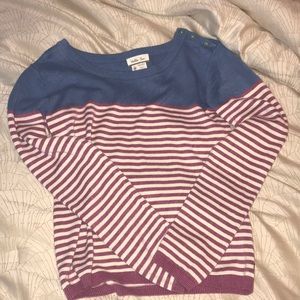 Matilda Jane purple and white striped soft sweater